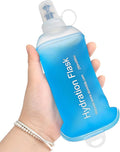 GUYI GYGYL Soft Flask, Collapsible Water Bottle for Sports, 250ml Blue | TPU Collapsible Water Bottle for Hydration Pack, Running Vest, Leak-Proof Folding Bottle for Hiking Cycling Climbing Jogging by GUYI