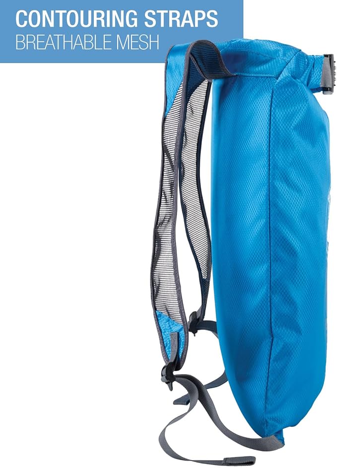 Lewis N. Clark WaterSeals Locking Backpack | Waterproof Bag | Anti-Theft Combination Lock | For Men & Women | Teal - Image 3