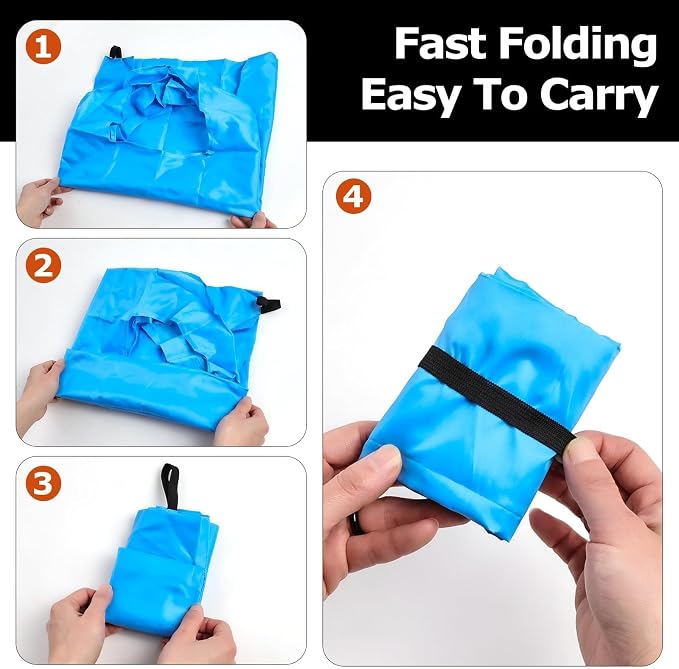 Foldable Shopping Bag, Reusable Grocery Bag Holder, Tote Bags - Image 5