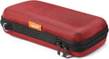 Hard Protective Travel Case, Shockproof EVA Electronic Organizer | Fits Anker, Jackery, RAVPower Power Bank, Cell Phones, GPS, Cables, Car Accessories, Travel Gadgets,Red by GLCON