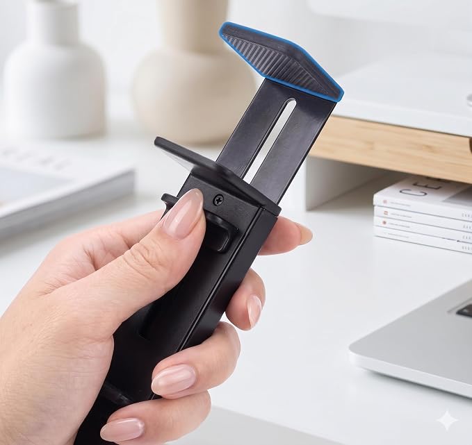 Hands-Free Airplane Phone Holder - Eye-Level Travel Mount for Flight Tray Table, Portable Clip-On Stand for Desk, Train, Luggage - Travel Essentials - Image 8