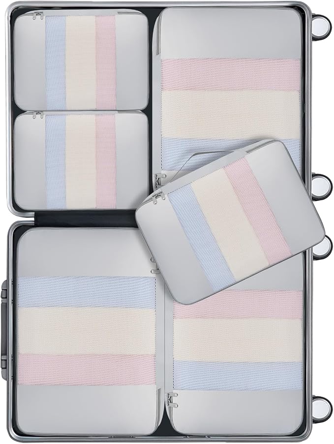 BAGAIL 6 Set/8 Set/10 Set Packing Cubes Various Sizes Packing Organizer for Travel Accessories Luggage Carry On Suitcase - Image 2