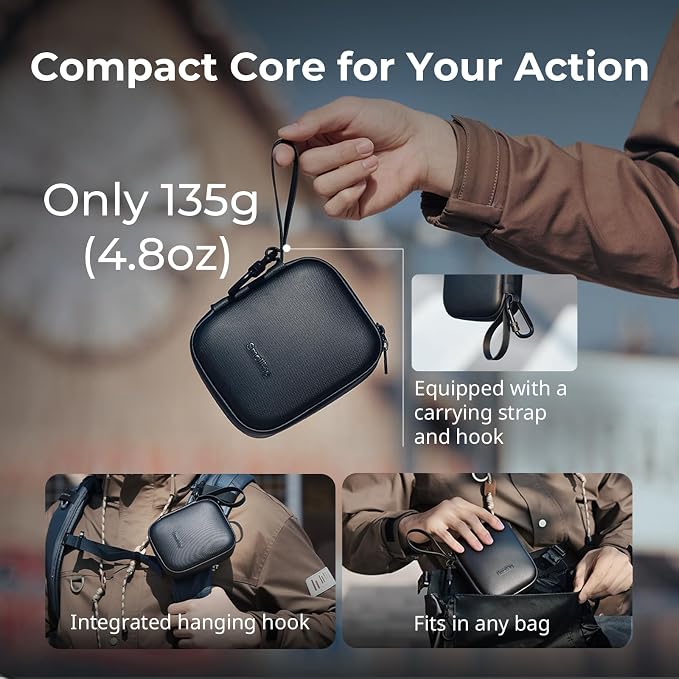 SMALLRIG Action Camera Bag for DJI Osmo Action 6/5 Pro, Camera Case can hold 4 TF cards, 2 Batteries, 1 Action Camera with Cage and 1 Adapter, for GoPro Hero 13/12/11/10, for Insta360 Ace Pro 2-5917 - Image 7