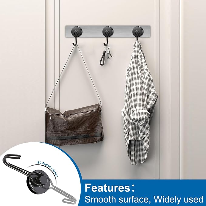 Magnetic Hooks, 120lbs Magnet Hook 2026 Cruise Essentials | Heavy Duty Strong Magnets Refrigerator Fridge Hanging for Classroom Beach Vacation Kitchen Grills Home - Image 5