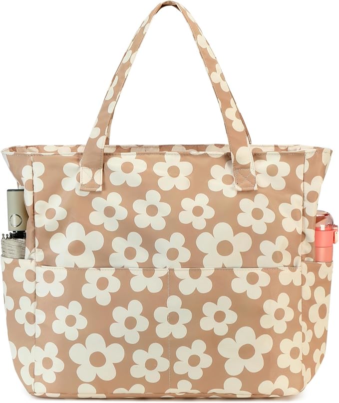Bluboon Beach Bags for Women, Large Waterproof Tote Bag With Wet Compartment for Pool Weekender Travel Gym - Image 9
