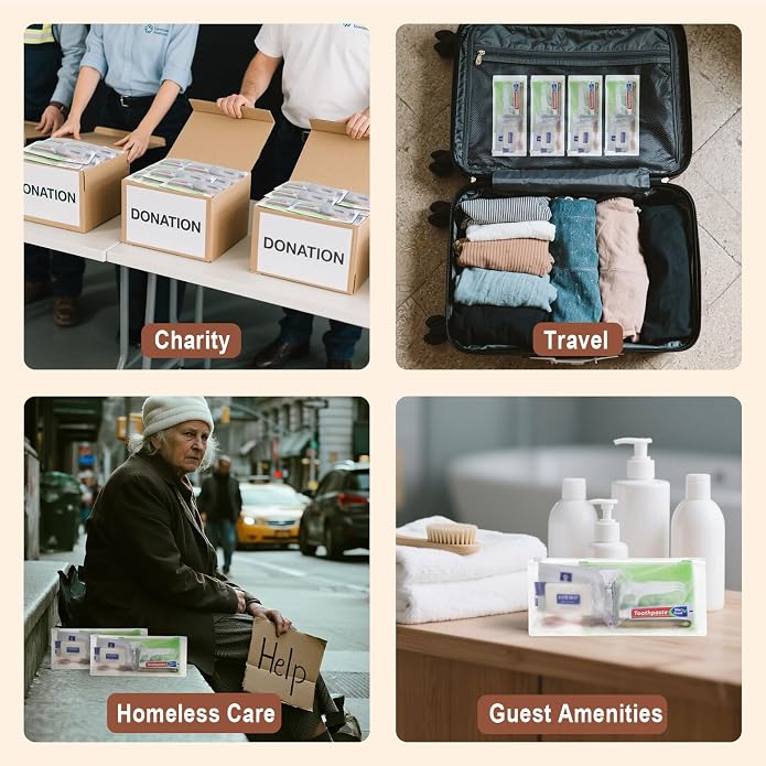 Travel Size Toiletries Kit Individually Packed,Personal Hygiene Kit for for Men Women - Image 6