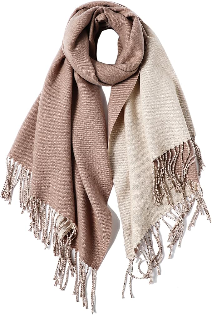 maamgic Women's Scarf Pashmina Shawls Blanket Scarf for Evening Dress | Soft Viscose Blend ,Lightweight,Large Scarf with Cozy Cashmere-Feel, Perfect For Weddings,Cruise Travel & Flights by MaaMgic