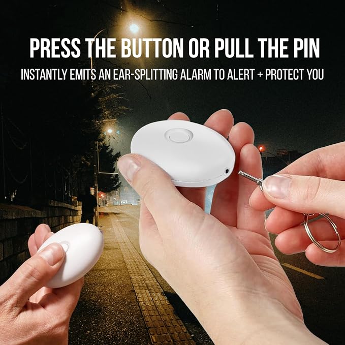 Personal Alarm Keychain, 125dB Safety Siren for Women - Image 3