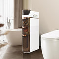 BGYMF 3-Tier Narrow Slim Bathroom Storage Cabinet,Movable,White | ABS and PP,with Wheels and Drawers,Large Storage Capacity,Water Resistant,Toilet Paper Holder,for Small Spaces by BlendGraceYieldMarvelousFurnishing