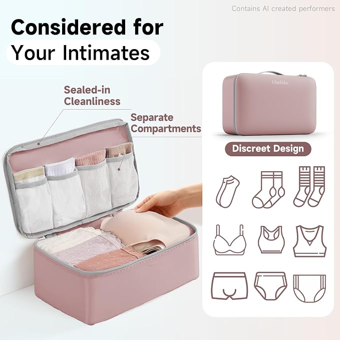 OlarHike 9 Set Packing Cubes for Travel,Gifts for Women Mom,Anti-Tearing Suitcase Organizer,with Over 1000 pcs Mesh Holes,Vacation Essentials & Accessories for Cruise Ship - Image 5