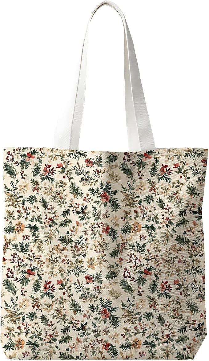 JINYO Preppy Canvas Tote Bag, Inspirational Tote Bags for Women by JinYo