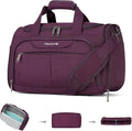 Hanke Small Underseat Carry On Luggage Bags for Travel with 10 Pockets. | Airline Approved Foldable Personal Bag w/ Luggage Sleeve; Tote Duffle & Bento Bag, Flight Attendant Weekender for Men & Women by Hanke