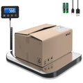 KKZ Shipping Scale, 440 LB Heavy Duty Postal Scale for Packages | Large Mailing Scale, for Postage, Industrial, Small Business, Laundry, Warehouse, Stainless Steel by KKZisnotjustaboutweighing