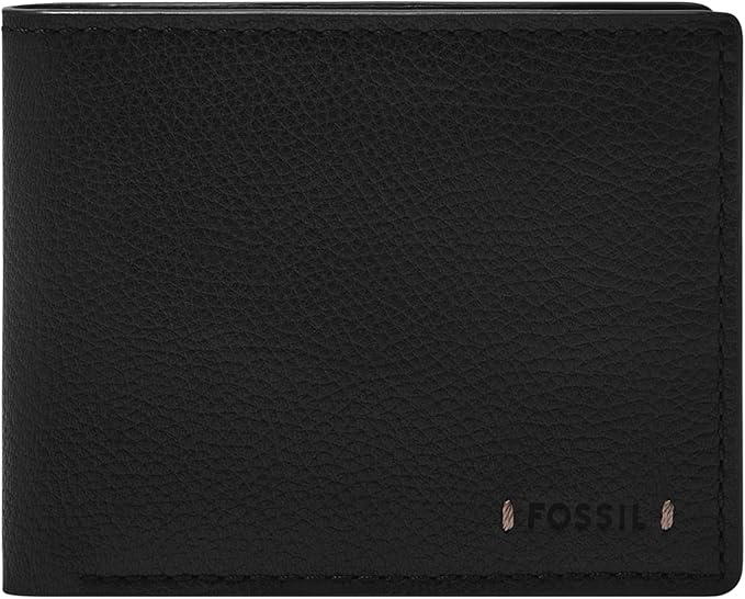 Fossil Carson Leather Bifold Wallet for Men with Flip ID by FossilWatches