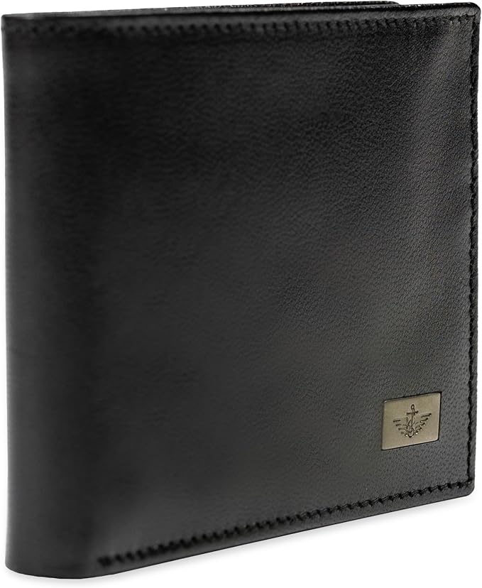 Dockers Men's Bifold Leather Wallet - Thin Slimfold RFID Blocking Security Smart Extra Capacity - Image 2