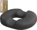CloudBliss Donut Pillow Stadium Seat Cushion for Tailbone Pain Relief and Hemorrhoids, Memory Foam Seat Chair Cushion, Portable Seat Cushions for Bleachers, Car, Home & Office by CloudBliss