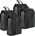 Shoe Bags for Travel, 4 Pack Extra Durable Travel Shoe Bags for Storage and Packing, Reusable Water-proof Shoe Bag with Smooth Zipper, Portable Travel Essentials by Unknown