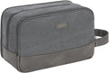 WANDF Travel Toiletry Bag for Men, Canvas Shaving Dopp Kit | Wet Separation, Water-Resistant Fabric, Travel Bag for Toiletries, Shaving Accessories, Weekend Trips by WANDF