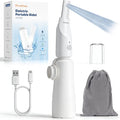 Portable Bidet for Travel - Rechargeable Electric Travel Bidet Peri Bottle with Adaptor & 3 Speed Modes, IPX7 Waterproof Portable Bidet for Women Men Baby Pregnancy Postpartum Personal Hygiene by Momfree