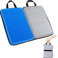 Travel Seat Cushion for Comfort Foldable Airplane Seat Cushion for Airpline, Truck, Stadium, Office,Wheelchair (Grey) by ABetterDayStartsHere