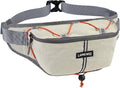 Fanny Pack for Women Men, Water-Resistant Travel Waist Pack with RFID Blocking, Wide Opening Crossbody Belt Bag for Phone, Passport, Small Hip Pack for Running, Hiking, Workout（Off-white） by LighttoGoFreetoRoam
