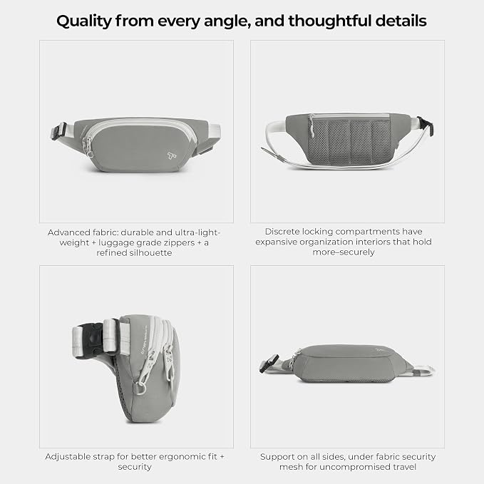 Travelon Anti-Theft The Voyages Waist Pack - Image 5
