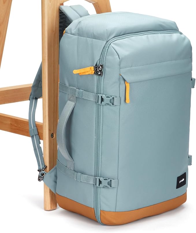 Pacsafe GO Anti Theft 44L Carry-on Backpack, Fresh Mint - Image 6