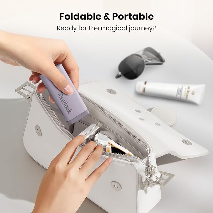 Airplane Travel Essentials Phone Holder, Klearlook Christmas Stocking Stuffers Phone Mount with Multi-Directional 360° Rotation, Travel Must Haves Handsfree Gadgets for Flying, Table or Outdoor-Lilac - Image 6