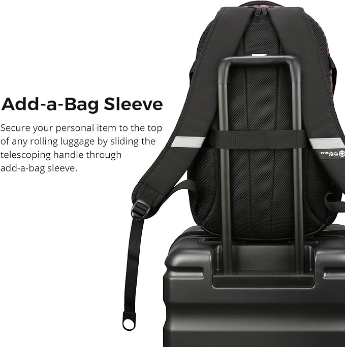Swissdigital Laptop Backpack, Brown Leopard, SD803-103 | USB Charging Port, Travel Backpack, 31l Capacity, Backpack For Men and Women - Image 5