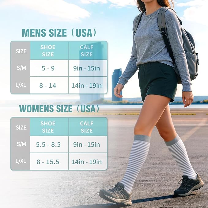 Copper Compression Socks for Women & Men (6 pairs) - Best Support for Nurses, Running, Hiking, Recovery - Image 6
