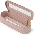 Makeup Brush Travel Case Slim Makeup Bag for Women Clear Cosmetic Bag Cute Makeup Case Pink Toiletry Bag for Traveling Transparent Car Makeup Bag Aesthetic Makeup Brush Bag by POPVIBE