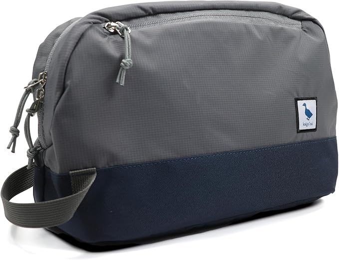 Travel Toiletry Bag 5L, Compact Travel Organizer with Waterproof TPU Wet/Dry Compartment by KalgoTeal