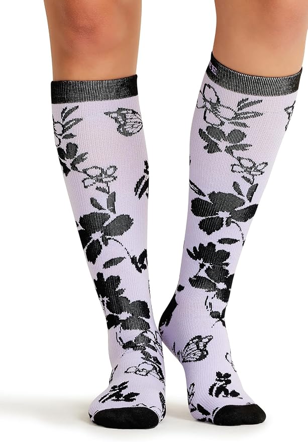Cherokee Legwear Compression Socks for Women 10-15 mmHg (1-Pair Pack) | Comfort Support Knee Highs, Soft Fit, Regular & Wide Calf, Soft Knit Feel, Lightweight, Easy Care for Work and Everyday Wear by Cherokee