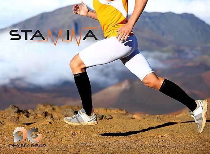 Physix Gear Compression Socks 20-30 mmHg - Men & Women - Running, Nurses, Shin Splints, Flight, Travel - Image 3