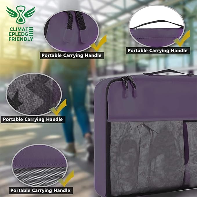 BAGAIL 8 Set/9 Set Packing Cubes Luggage Packing Organizer for Travel, Suitcase Packing Bags for Travel Accessories - Image 3