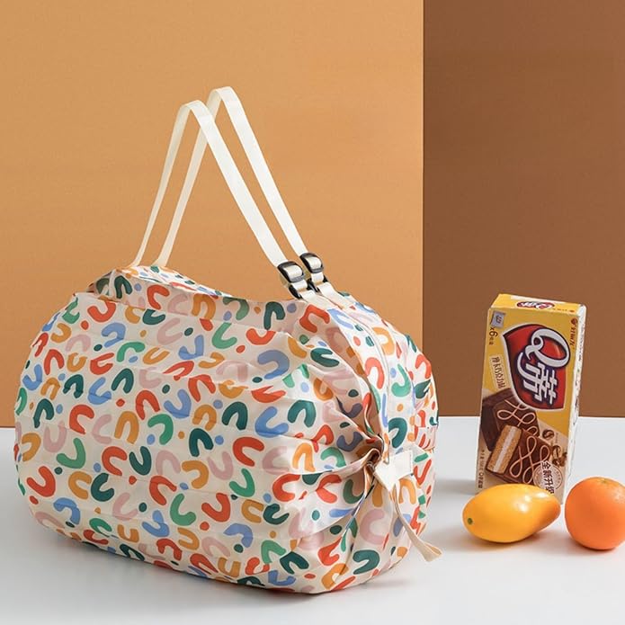 2PCS Travel Shoulder Bag Reusable Grocery Bags Foldable Shopping Bags Waterproof Pouch Bags Sports handbag - Image 6