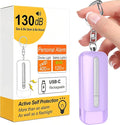 Personal Alarm for Women, Rechargeable with Safety Lights & Low Battery Notice, 130dB Siren with Extra Bright LED Flashlight Strobe Light for Emergency, Dual Light Sources Safety Keychain by PEAKFIRE