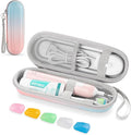 Toothbrush Travel Case for Oral B/Oral-B Pro 1000 1500 5000 7000 & Philips Sonicare 4100 1100 5300 5100 6100/iO Electric Toothbrush, Hard Protective Storage Bag (Gradient case with toothbrush cap) by TYSORETY