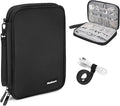 Cord Organizer Travel, Cable Bag, Electronics Organizer Travel Case, Tech Carrying Pouch, Charger Carrying Case, Tech Gifts, Black 11B by Zealearn