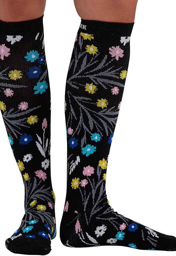 Cherokee Legwear Compression Socks for Women 10-15 mmHg (1-Pair Pack) | Comfort Support Knee Highs, Soft Fit, Regular & Wide Calf, Soft Knit Feel, Lightweight, Easy Care for Work and Everyday Wear by Cherokee
