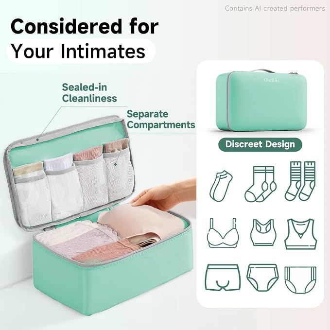9 Set Packing Cubes for Travel, Gifts for Women Mom,Anti-Tearing Suitcase Organizer,OlarHike Vacation Essentials & Accessories for Cruise Ship - Image 5