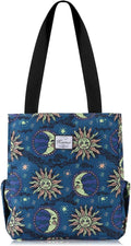 KAMO Floral Tote Bag - Waterproof Lightweight Handbags Travel Shoulder Bag for Hiking Yoga Gym Swimming Travel Beach by KAMO