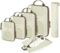BAGSMART 6 Set Compression Packing Cubes, Travel Luggage Organizer Bags by BAGSMART
