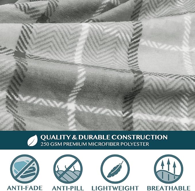 PAVILIA Wearable Blanket with Sleeves for Adult Women Men, Cozy Fleece Warm Wrap Throw with Arms, Gifts for Christmas, Wife - Image 8