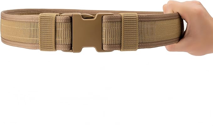 Security EMS EMT Firefighters Work Belt 2" Wide Camping Hiking Utility Tool Belt Airsoft Paintball Gear Holster Belt - Image 6