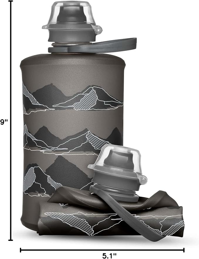 HydraPak Stow Collapsible Water Bottle – 350ml, 500ml, 1L – Ultralight, Leak-Proof, BPA-Free, Filter Compatible Travel & Hiking Flask - Image 7