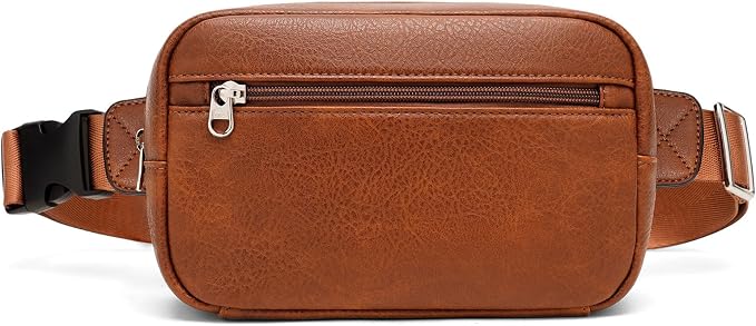 RFID Blocking Waist Packs Anti Theft Crossbody Bags for Women Travel Fanny Pack Cross Body for Woman Chest Bag - Brown by Goinsound