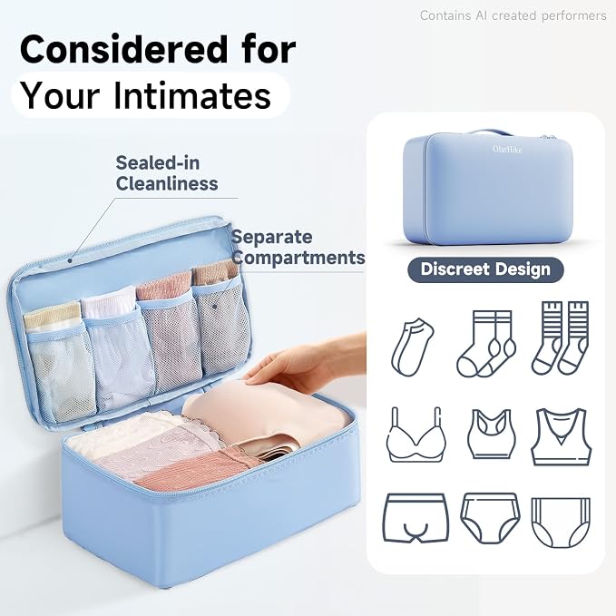 9 Set Packing Cubes for Travel, Gifts for Women Mom,Anti-Tearing Suitcase Organizer,OlarHike Vacation Essentials & Accessories for Cruise Ship - Image 5