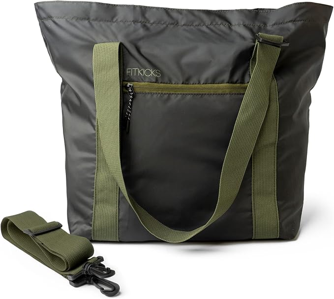 FITKICKS Hideaway Packable Duffle, Large Duffle Bag for Travel, Green by FITKICKS%C2%AE