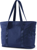 BAGSMART Tote Bag for Women, Tote Bag with Zipper Work Tote with Compartments Nurse Shoulder Hanbag for Travel, Gym by BAGSMART